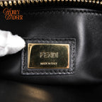 Fendi Peekaboo Regular Smooth Calfskin Black Gold Hardware Rank A