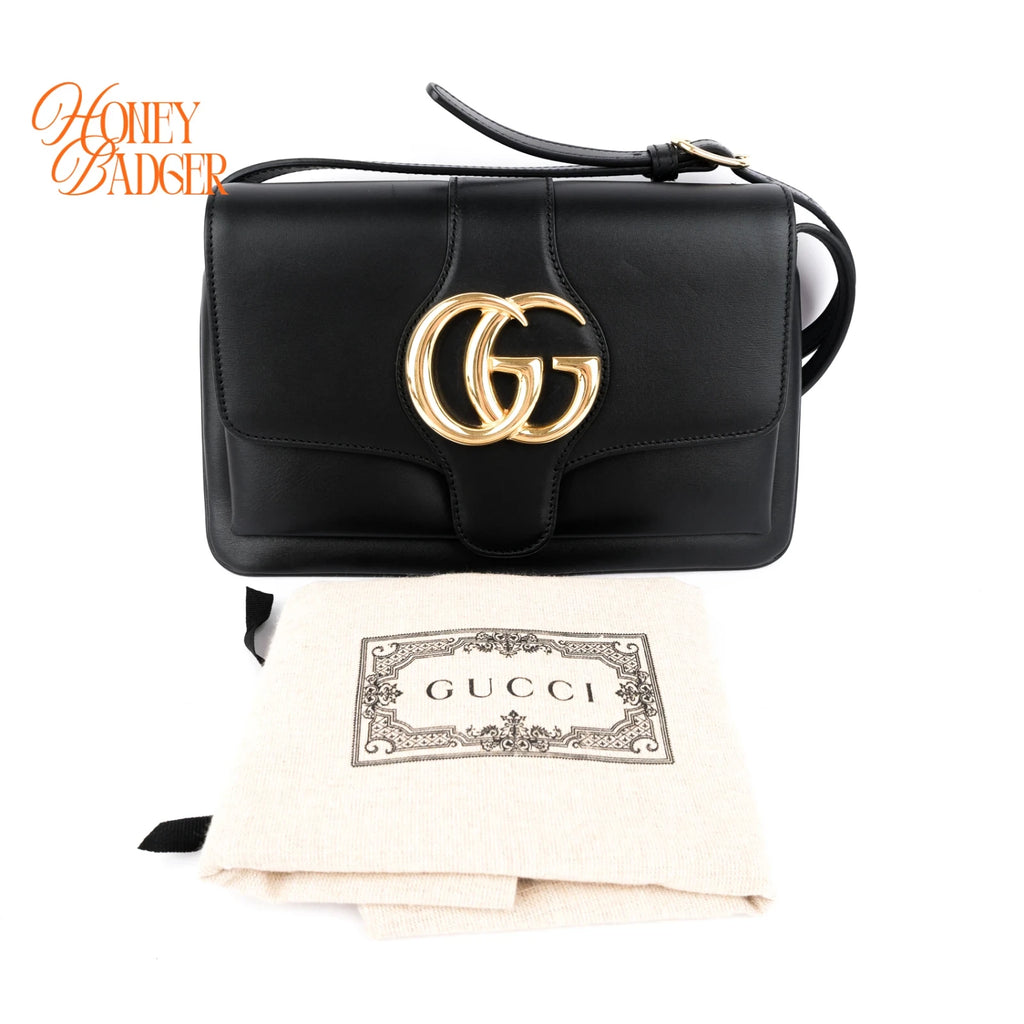 Gucci Arli Small Leather Black Rank AB