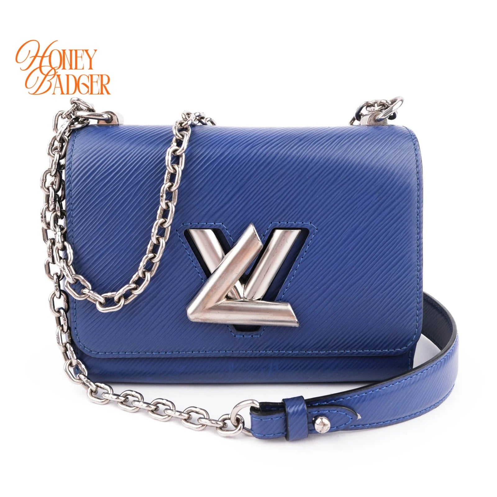 Louis Vuitton Twist PM Epi Leather Blue Rank A