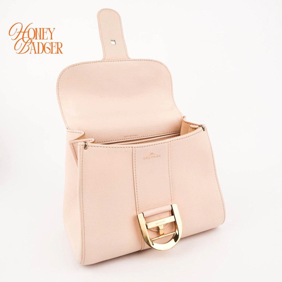 Delvaux Brillant Mini Rodéo Calf Pale Pink Gold Hardware Rank A