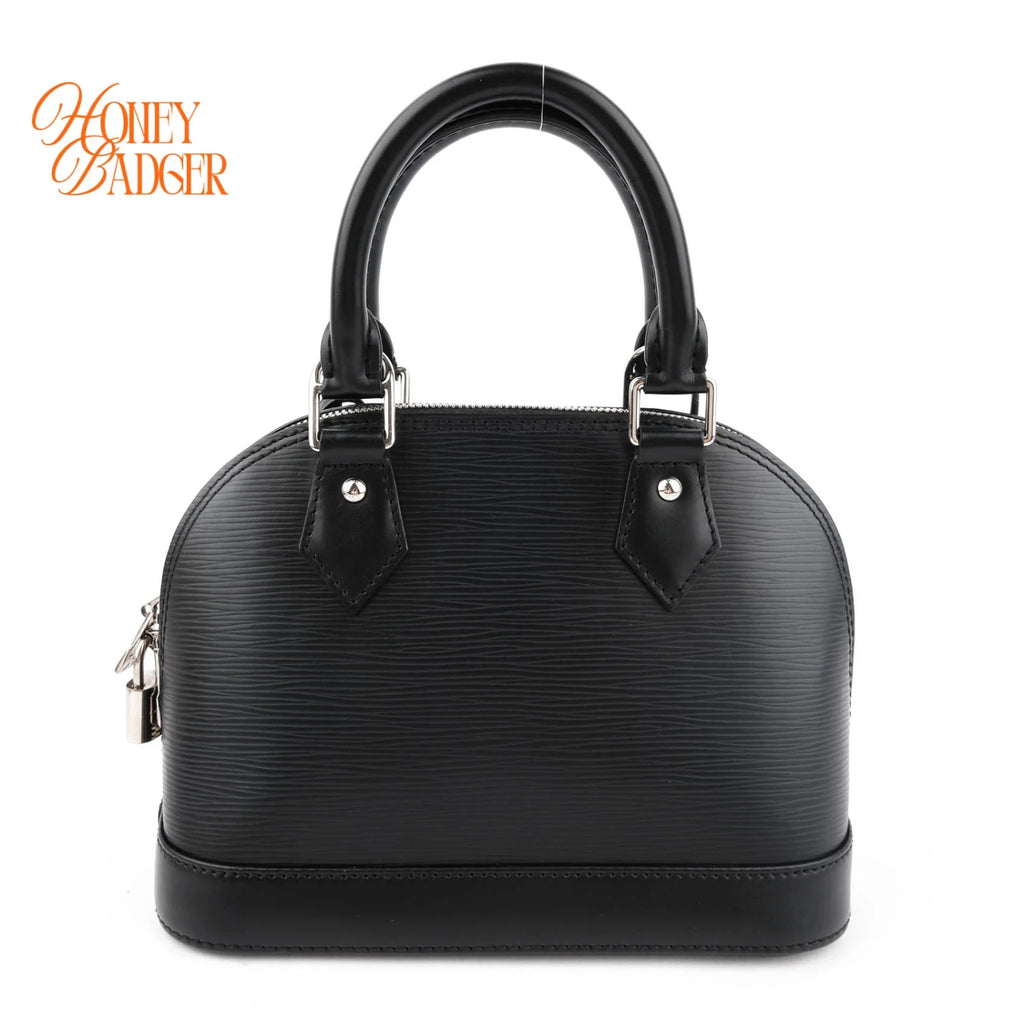 Louis Vuitton Alma BB Epi Leather Black Rank A
