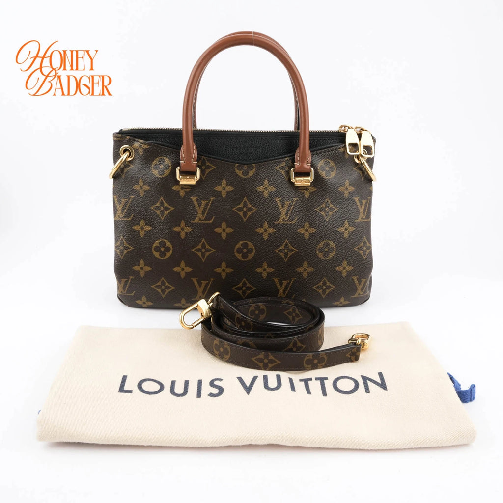 Louis Vuitton Pallas BB Monogram Canvas Black Rank A