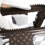 Louis Vuitton Keepall Bandoulière 50 Monogram Chess Brown/Clear Rank A