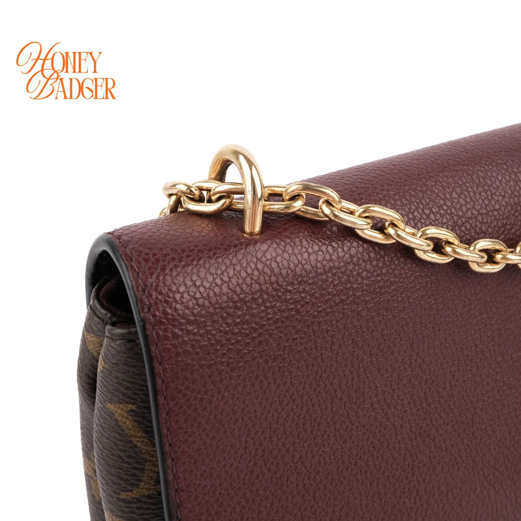 Louis Vuitton Saint Placide Monogram Canvas and Leather Bordeaux Rank A