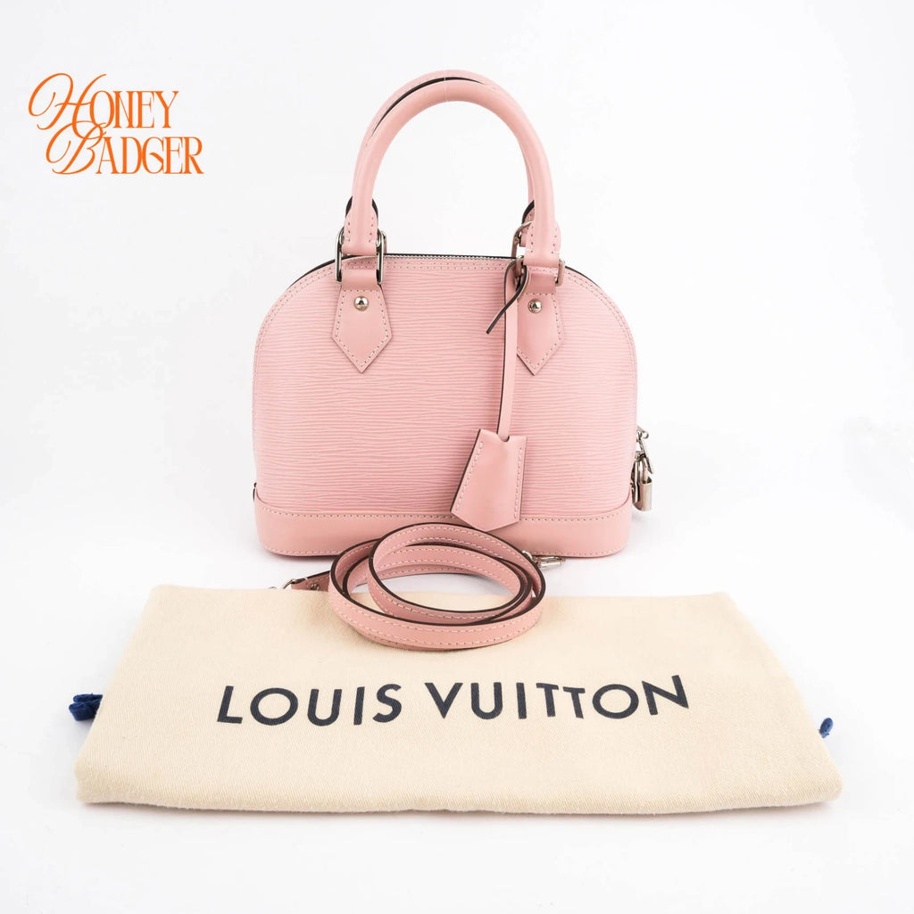 Louis Vuitton Alma BB Epi Leather Pink Rank A