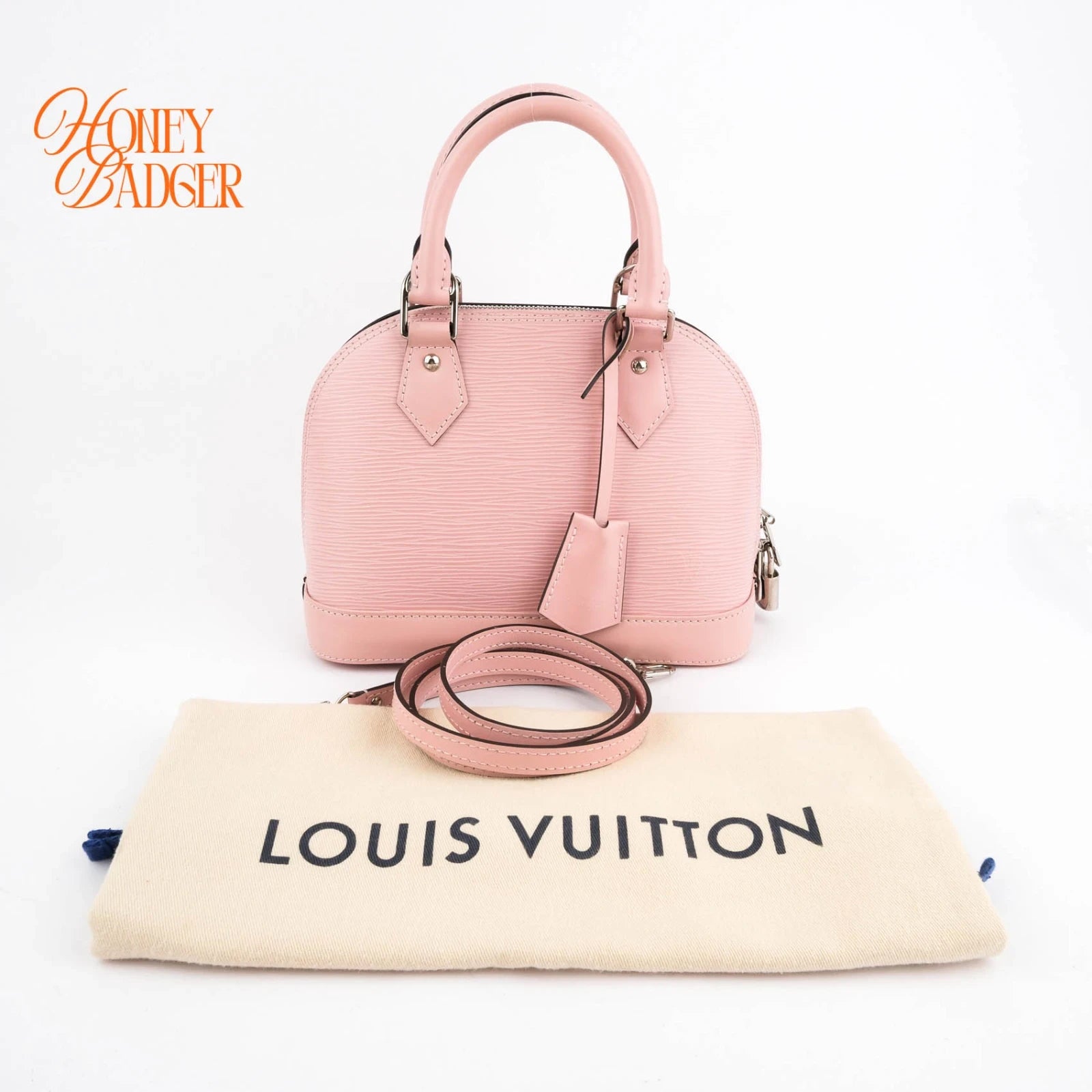 Louis Vuitton Alma BB Epi Leather Pink Rank A