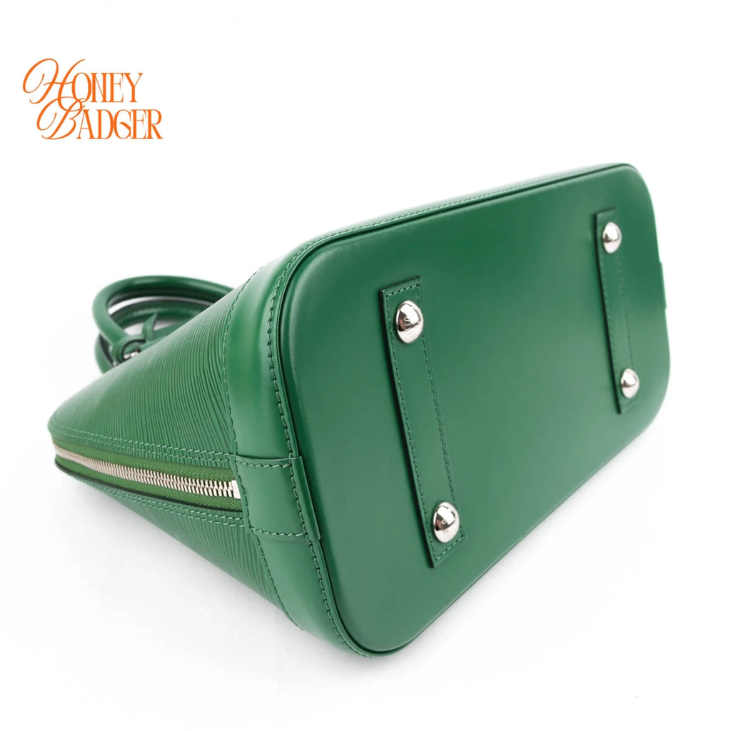 Louis Vuitton Alma PM Epi Leather Menthe Green Silver Hardware Rank A