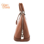 Louis Vuitton Alma PM Epi Leather Cacao Brown Silver Hardware Rank A