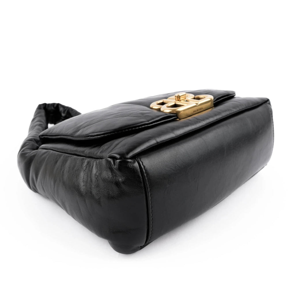 Balenciaga Monaco Leather Black Rank S
