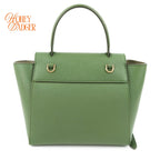 Celine Nano Belt Bag Grained Calfskin Green Gold Hardware Rank A
