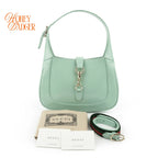 Gucci Jackie 1961 Medium Patent Leather Mint Green Rank A