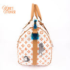 Louis Vuitton x Grace Coddington Speedy Bandoulière 30 Catogram White Orange Rank S