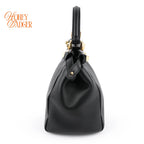 Fendi Peekaboo Mini Studded Black Leather Rank A