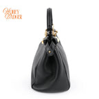 Fendi Peekaboo Mini Studded Black Leather Rank A
