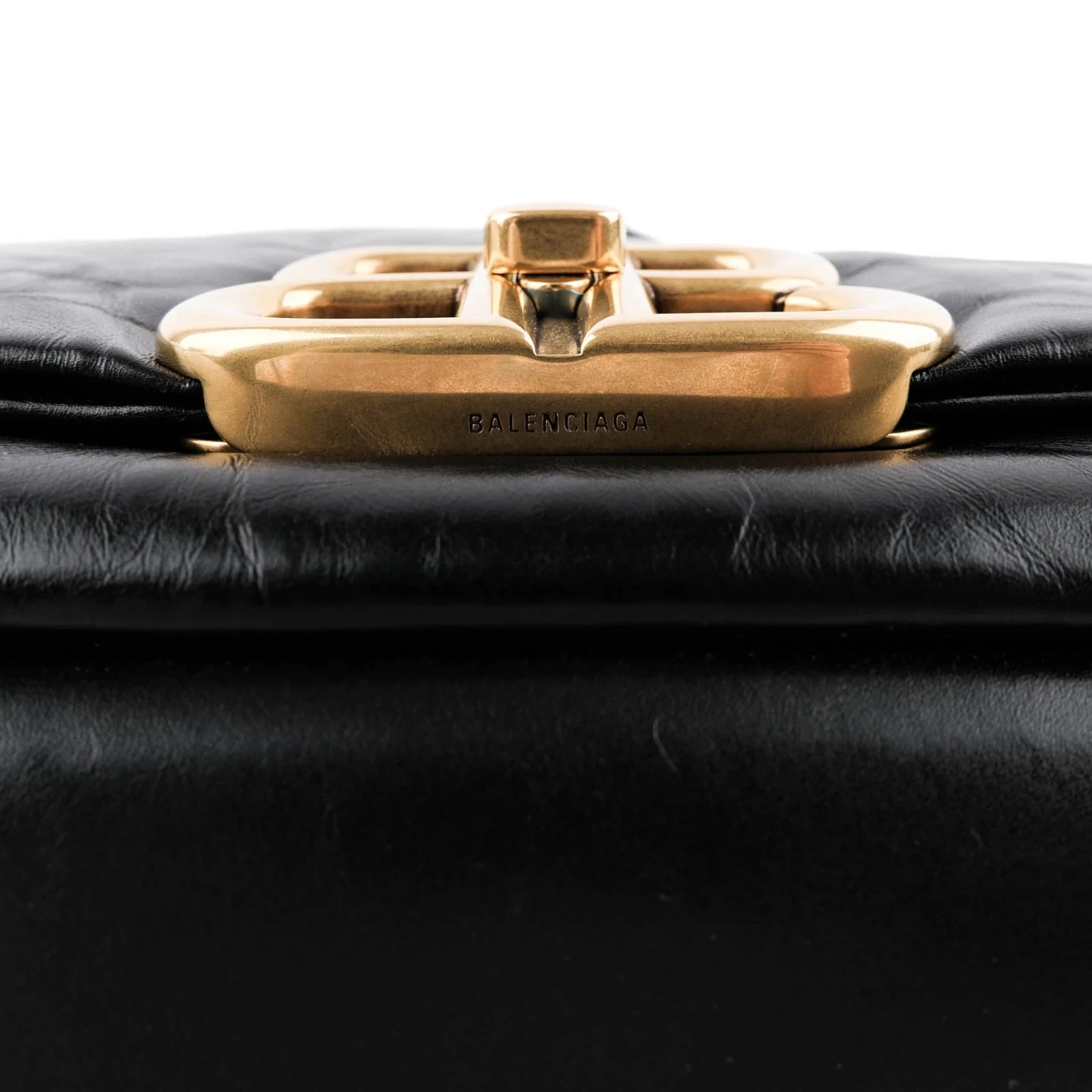 Balenciaga Monaco Leather Black Rank S
