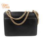 Saint Laurent Sunset Medium Leather Black Rank A