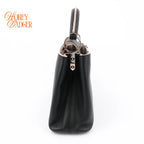 Louis Vuitton Capucines BB Leather Black Rank A
