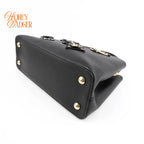 Louis Vuitton Capucines MM Black Leather Gold Hardware Grade A