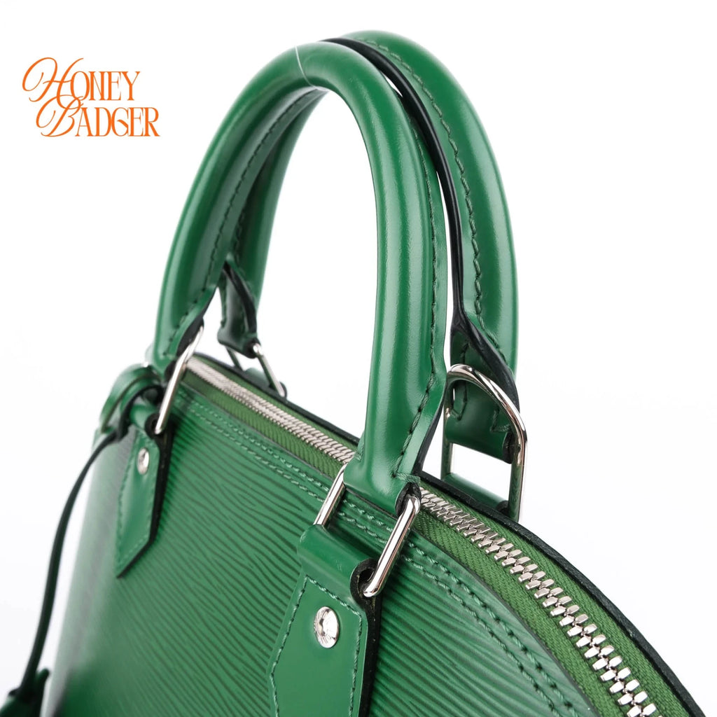 Louis Vuitton Alma PM Epi Leather Menthe Green Silver Hardware Rank A