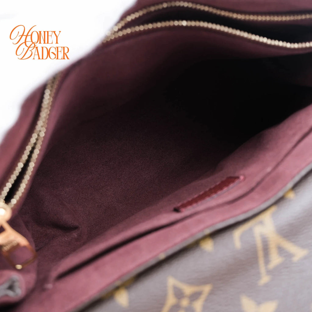 Louis Vuitton Saint Placide Monogram Canvas and Leather Bordeaux Rank A