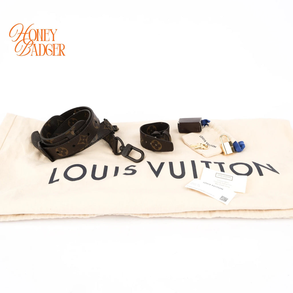 Louis Vuitton Keepall Bandoulière 50 Monogram Chess Brown/Clear Rank A