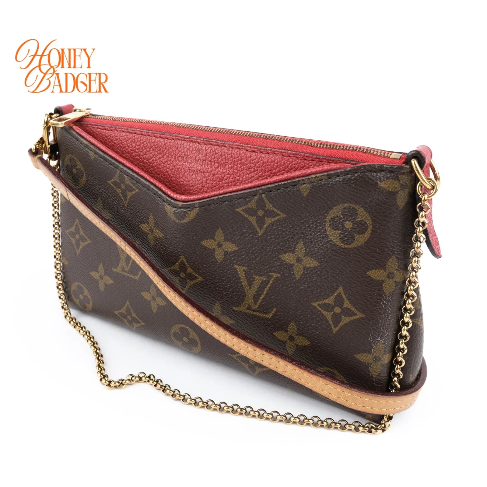Louis Vuitton Pallas Monogram Canvas Clutch 3 in 1 M41638
