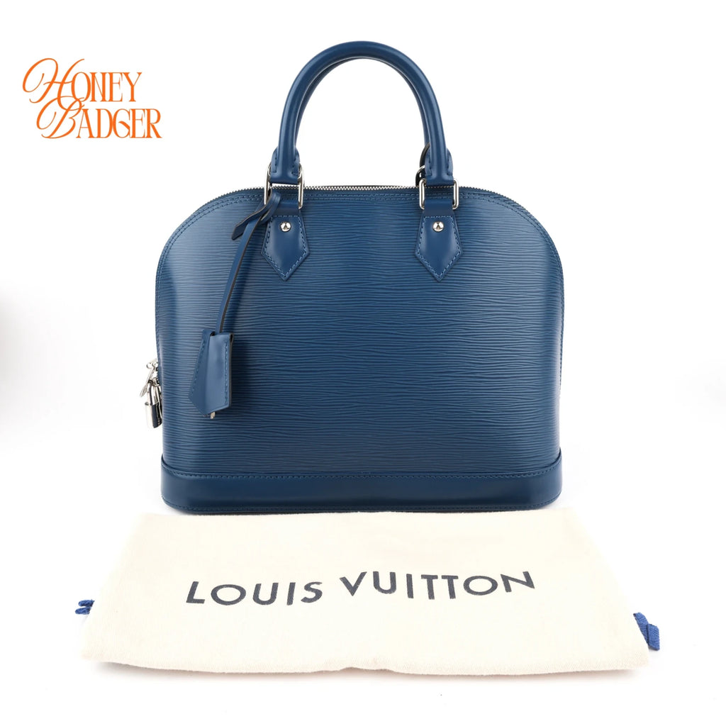 Louis Vuitton Alma PM Epi Leather Blue Rank AB