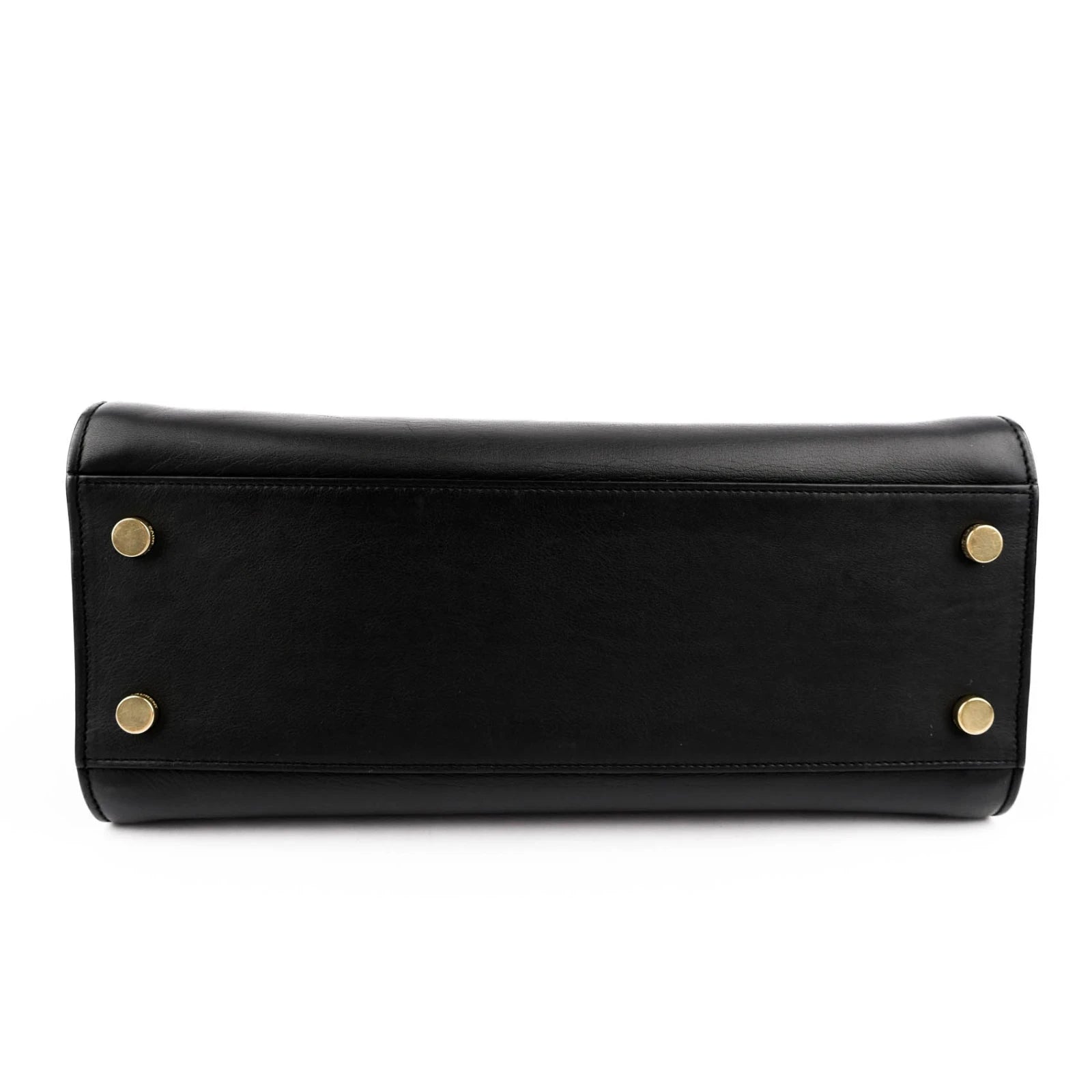 Saint Laurent Cabas Y Baby Smooth Leather Black Rank A