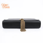 Saint Laurent Kate Tassel Medium Smooth Calfskin Black Gold Hardware Rank AB