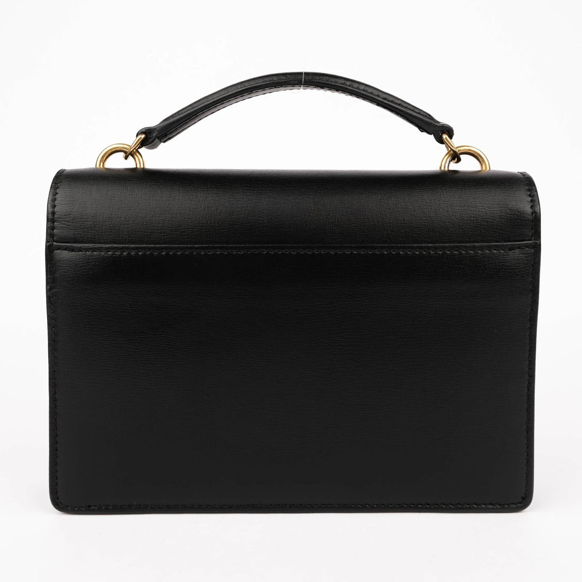 Saint Laurent Sunset Small Leather Black Gold Hardware Rank A
