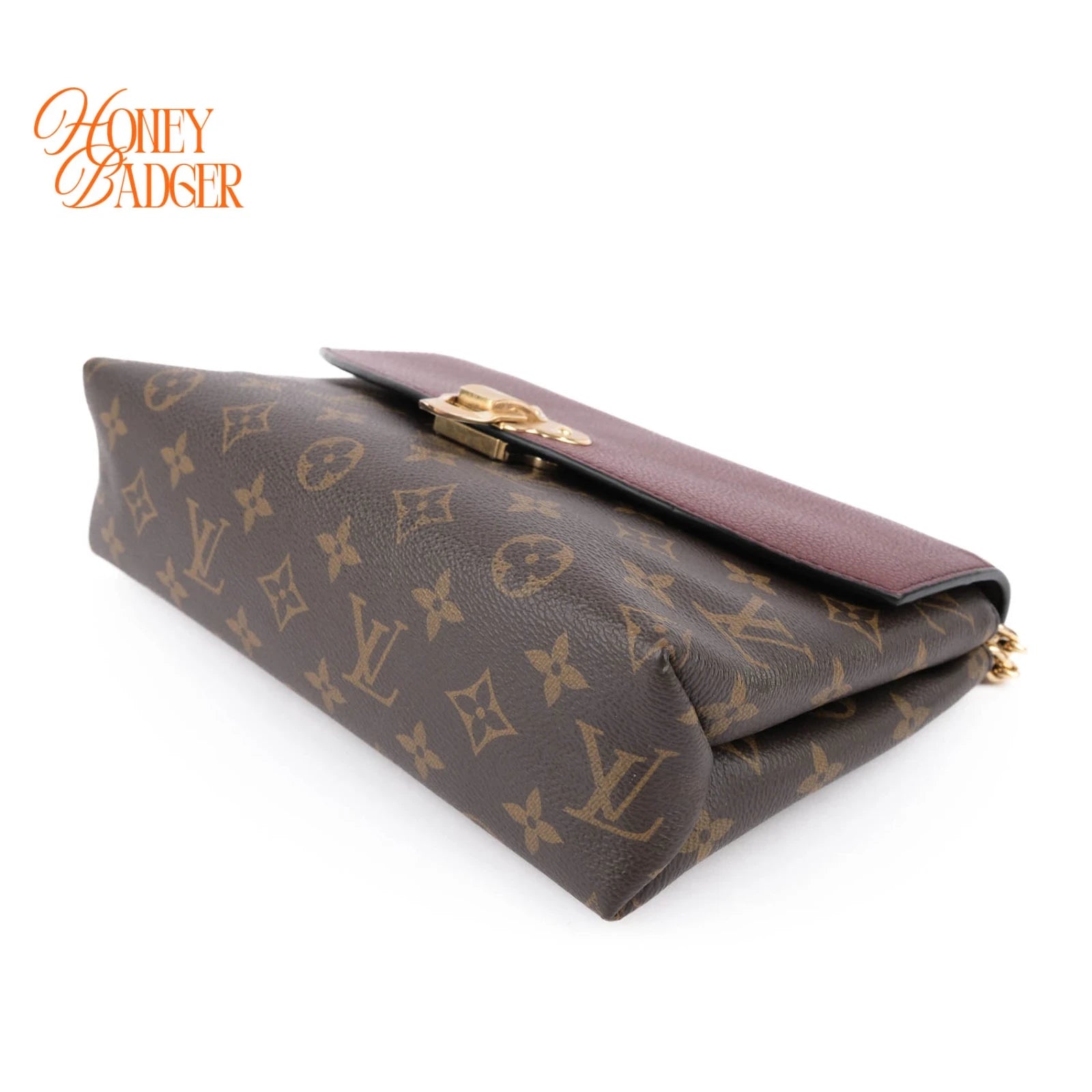 Louis Vuitton Saint Placide Monogram Canvas and Leather Bordeaux Rank A