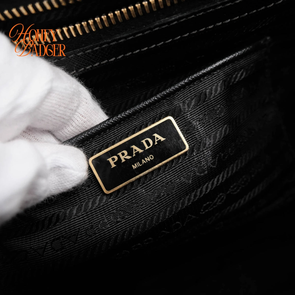 Prada Galleria Large Saffiano Leather Black Gold Hardware Rank A