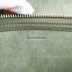 Celine Belt Bag Nano Grained Calfskin Sage Green Gold Hardware Rank A