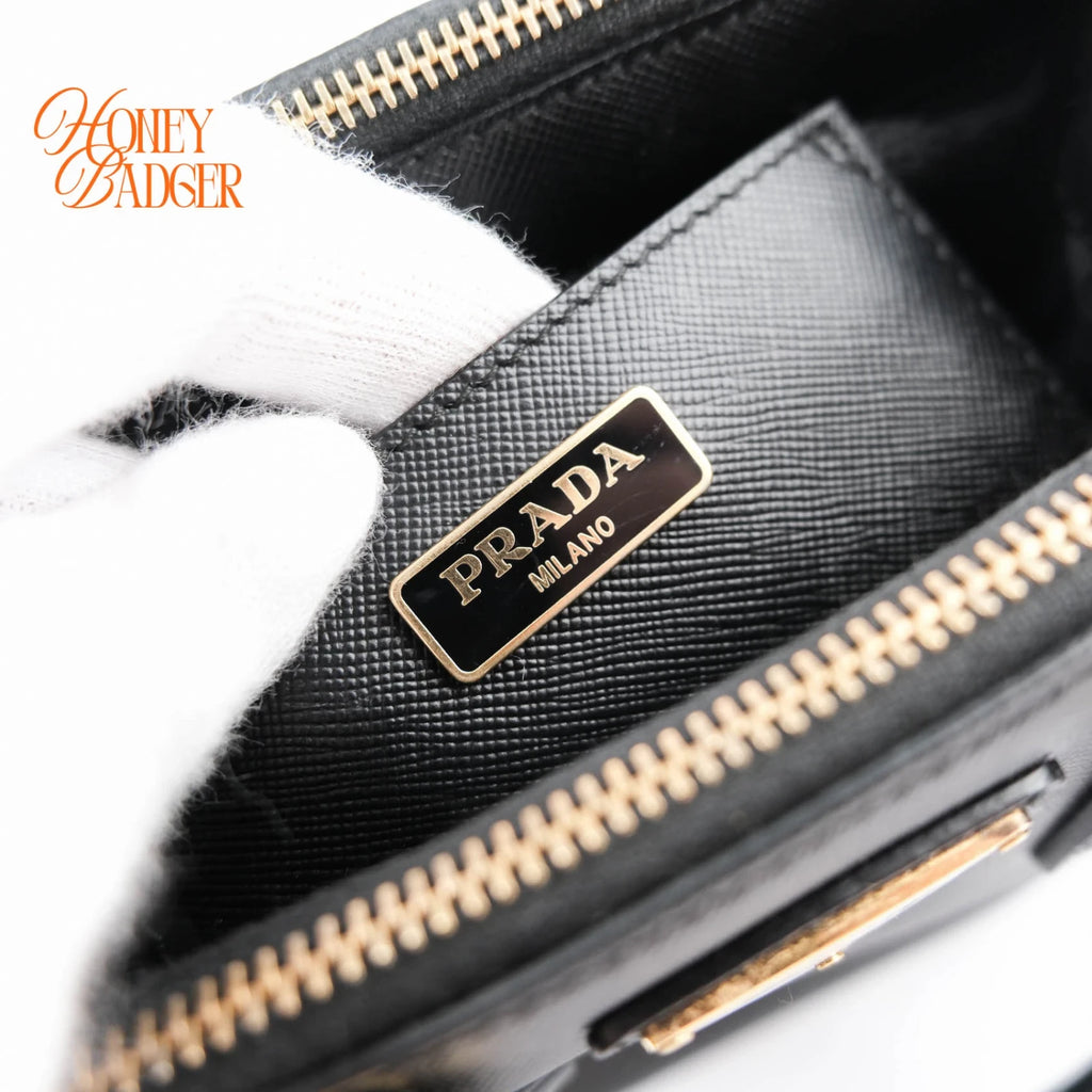 Prada Galleria Mini Saffiano Black