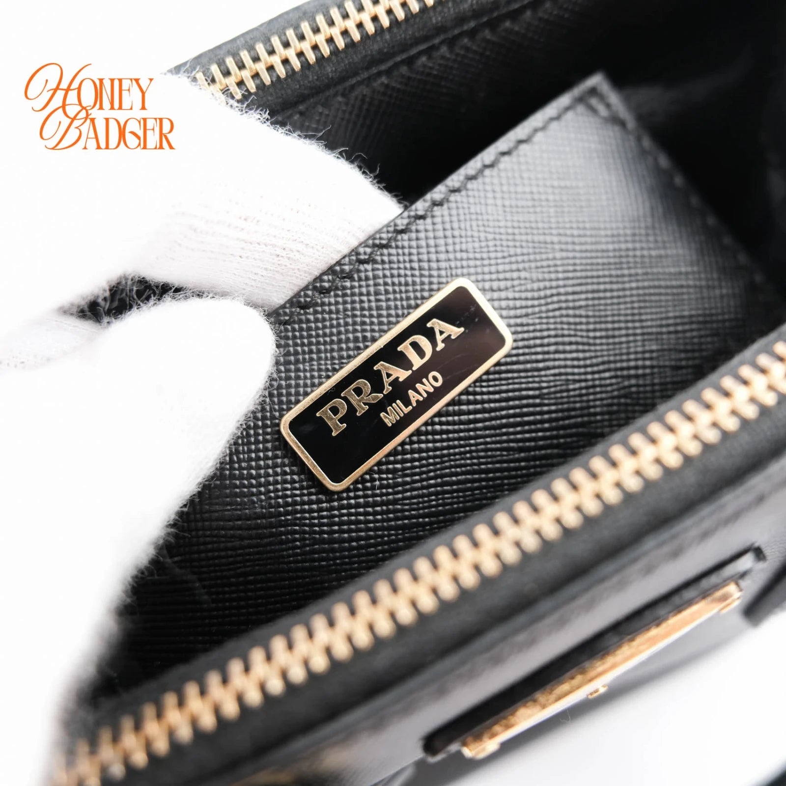 Prada Galleria Mini Saffiano Black