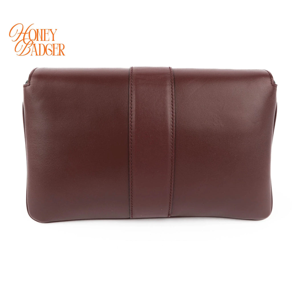 Gucci Arli Shoulder Bag Bordeaux Leather Gold Hardware Crossbody 550129