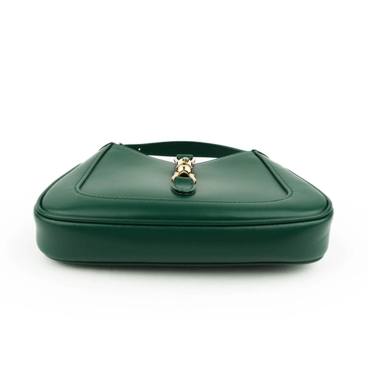 Gucci Jackie 1961 Mini Leather Emerald Green Gold Hardware Rank S