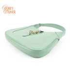 Gucci Jackie 1961 Medium Patent Leather Mint Green Rank A