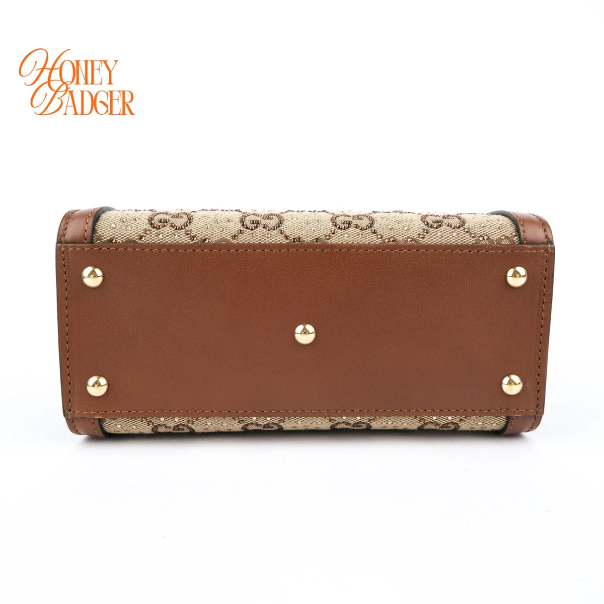 Gucci Diana Mini GG Crystal Canvas/Brown Leather Rank A