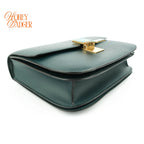 Celine Medium Classic Bag in Box Calfskin Amazone Gold Hardware Rank A
