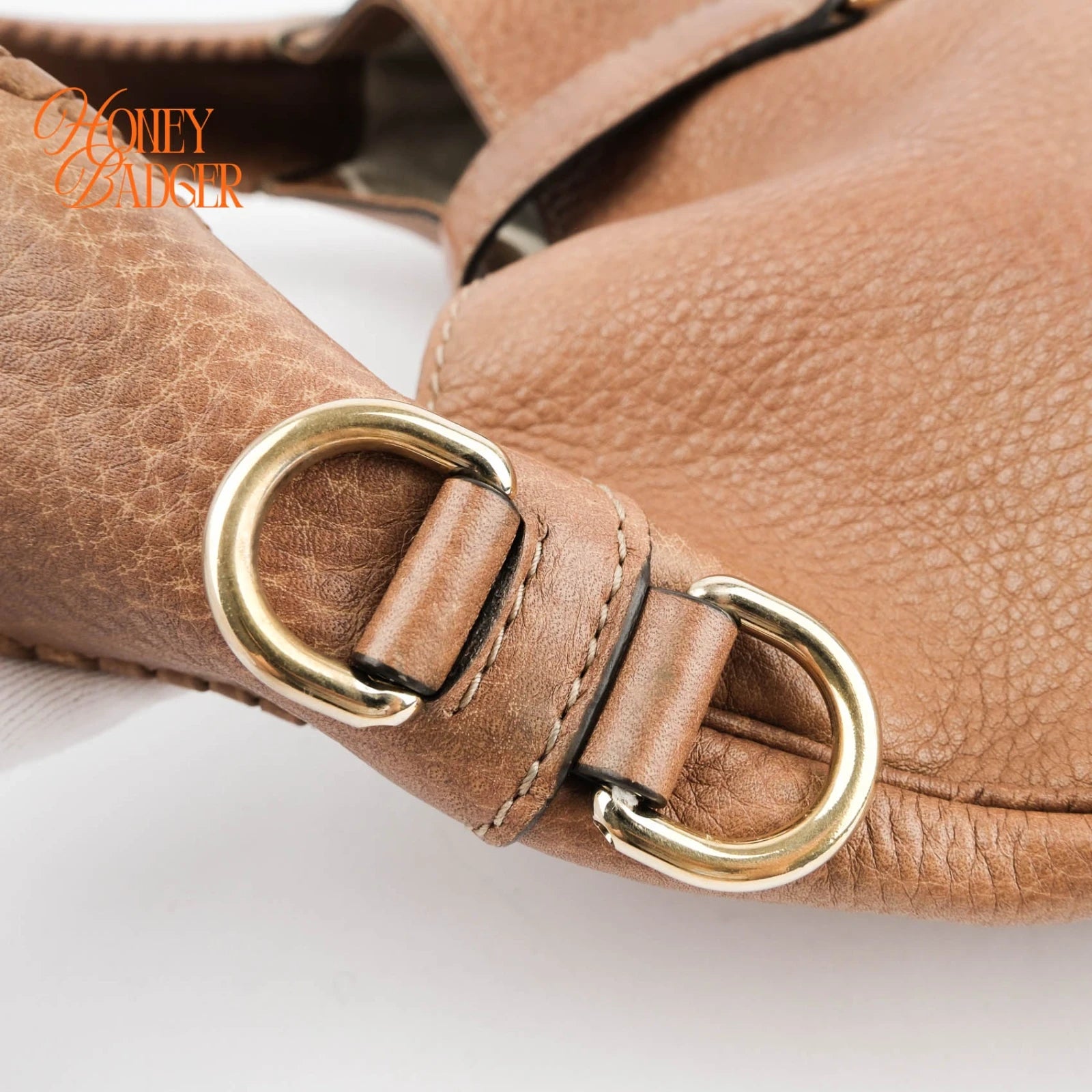 Gucci Jackie Hobo 2-Way Brown Leather Grade A