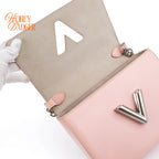 Louis Vuitton Twist MM Epi Leather 2WAY Handbag Pink Gold Hardware