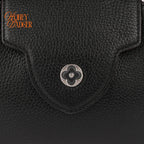 Louis Vuitton Capucines BB Taurillon Grained Leather Black Silver Hardware Rank A