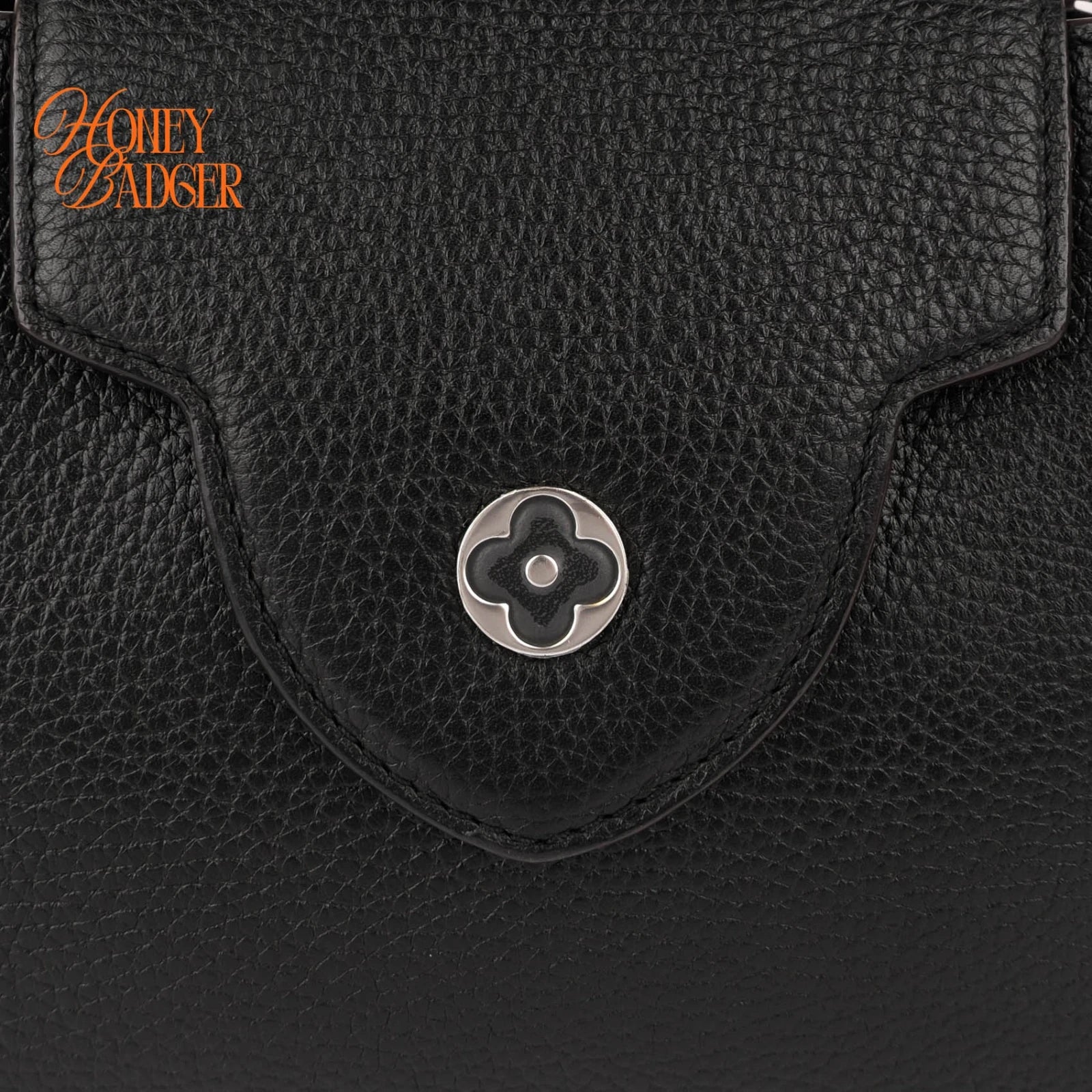 Louis Vuitton Capucines BB Taurillon Grained Leather Black Silver Hardware Rank A