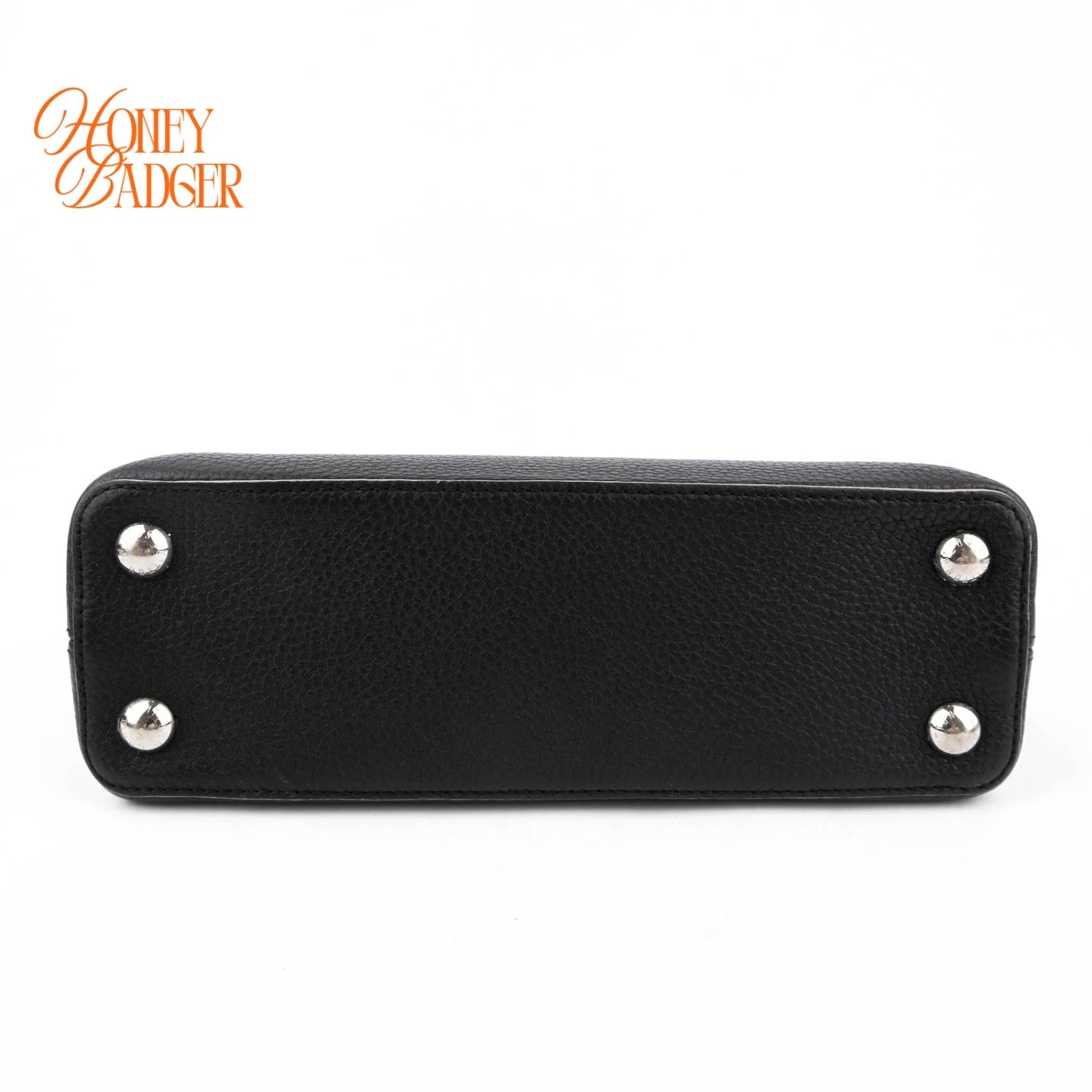 Louis Vuitton Capucines BB Leather Black Rank A