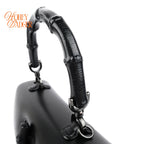 Gucci Bamboo 1947 Small Black Leather 2-Way Bag Rank AB