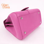 Delvaux Brillant Mini Grained Leather Pink Rank A