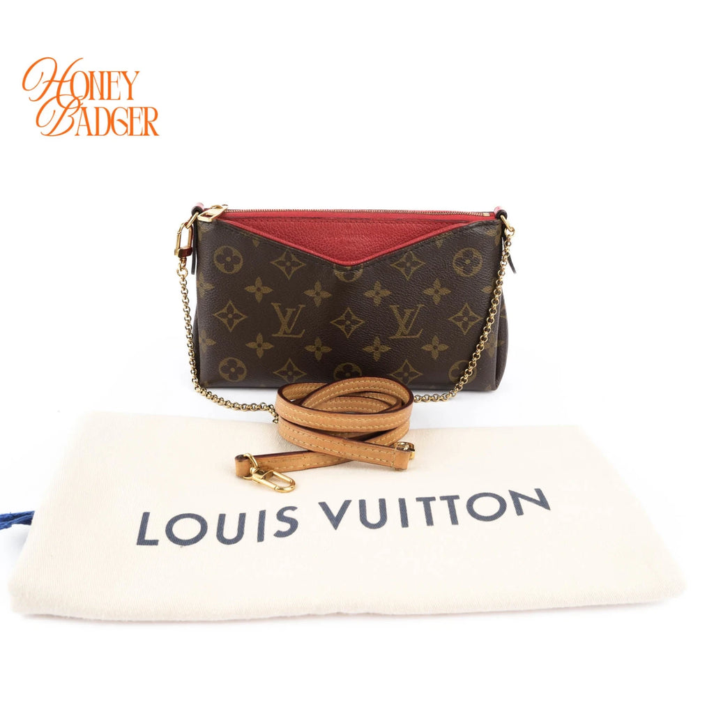 Louis Vuitton Pallas Monogram Canvas Clutch 3 in 1 M41638