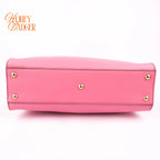 Fendi Peekaboo Regular Calfskin Leather Pink Gold Hardware Rank A