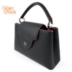 Louis Vuitton Capucines BB Taurillon Leather Navy Pink Edge Rank A